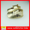 Wholesale alibaba website fashion gold bow moccasins soft flat orthopedic sandals for baby